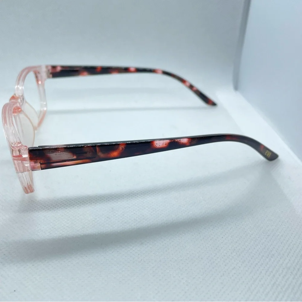 EV1 Eyeglasses Frames Size 53 17 135 Pink Womens